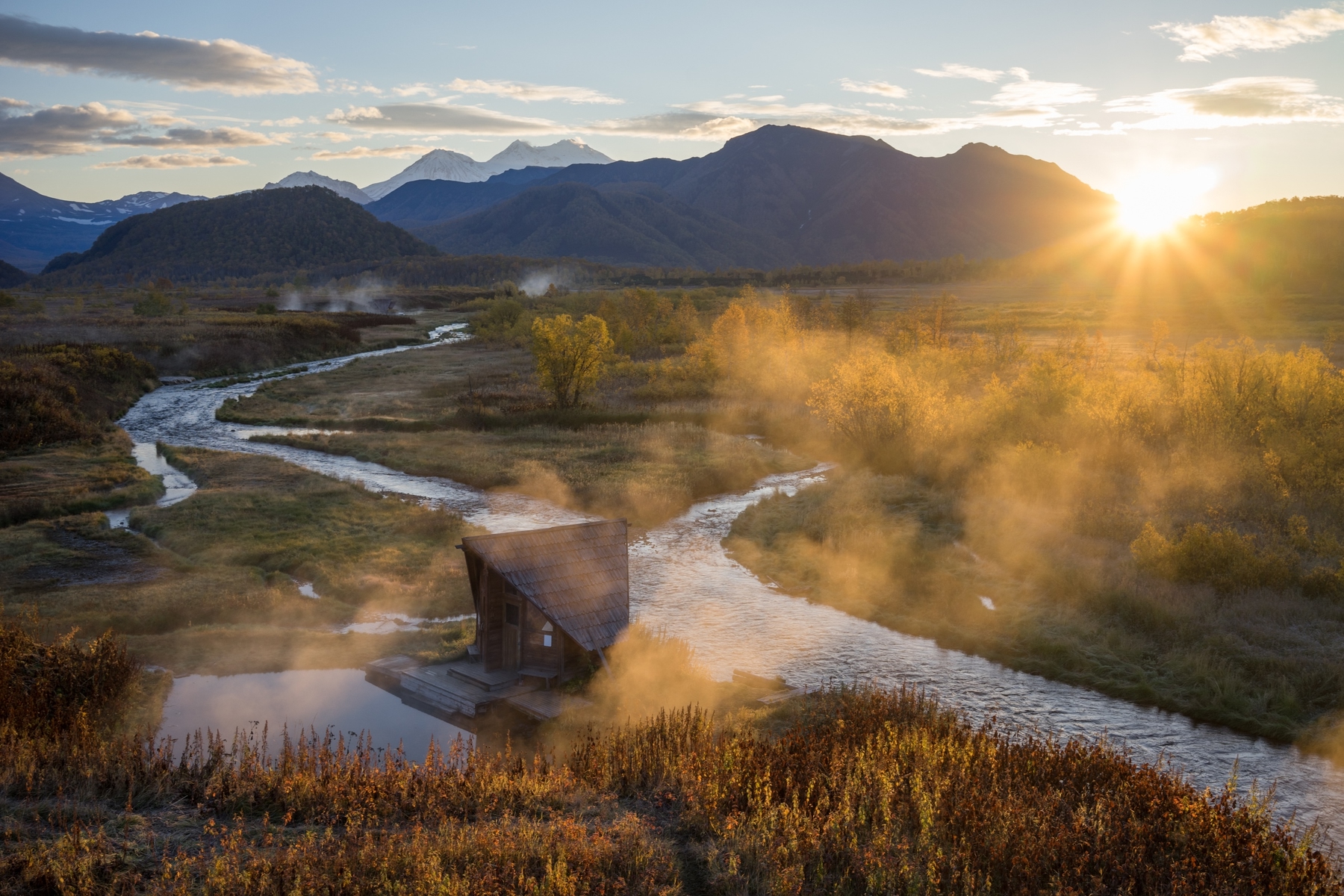 Достопримечательности Камчатки для тела и души: источники в Налычевском парке