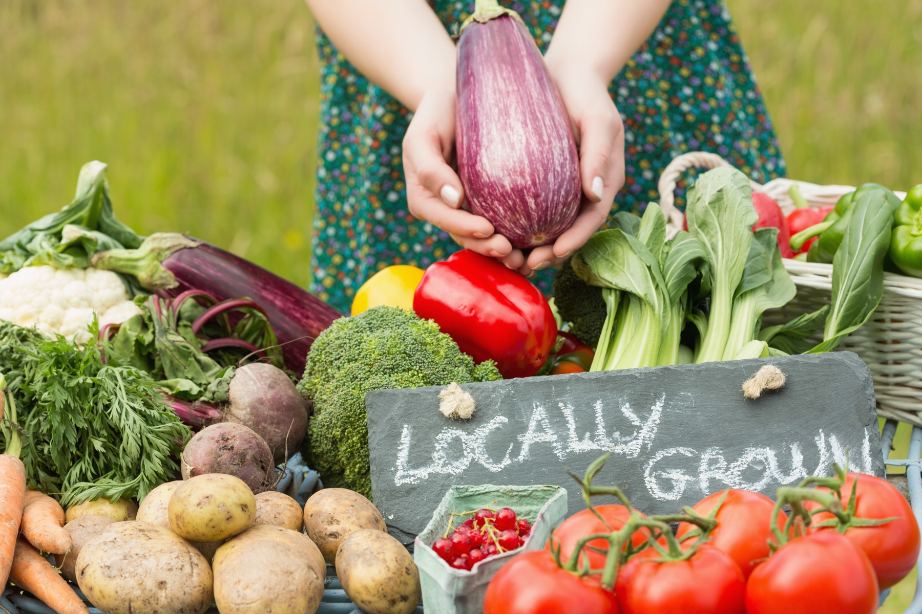 farmers market vegetables