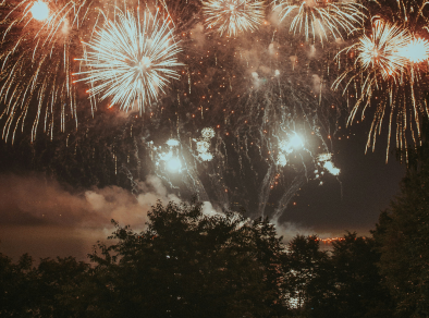 Fireworks at Dublin's New Year Festival