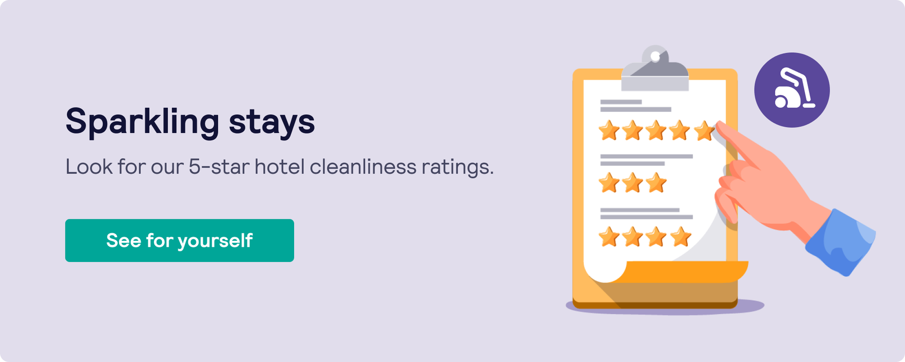 Hotel stay during COVID-19 illustration