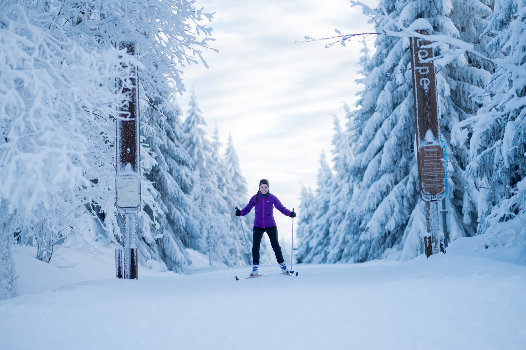 Winterurlaub im Harz: Langlauf