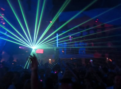 An image of nightlife party in Fira