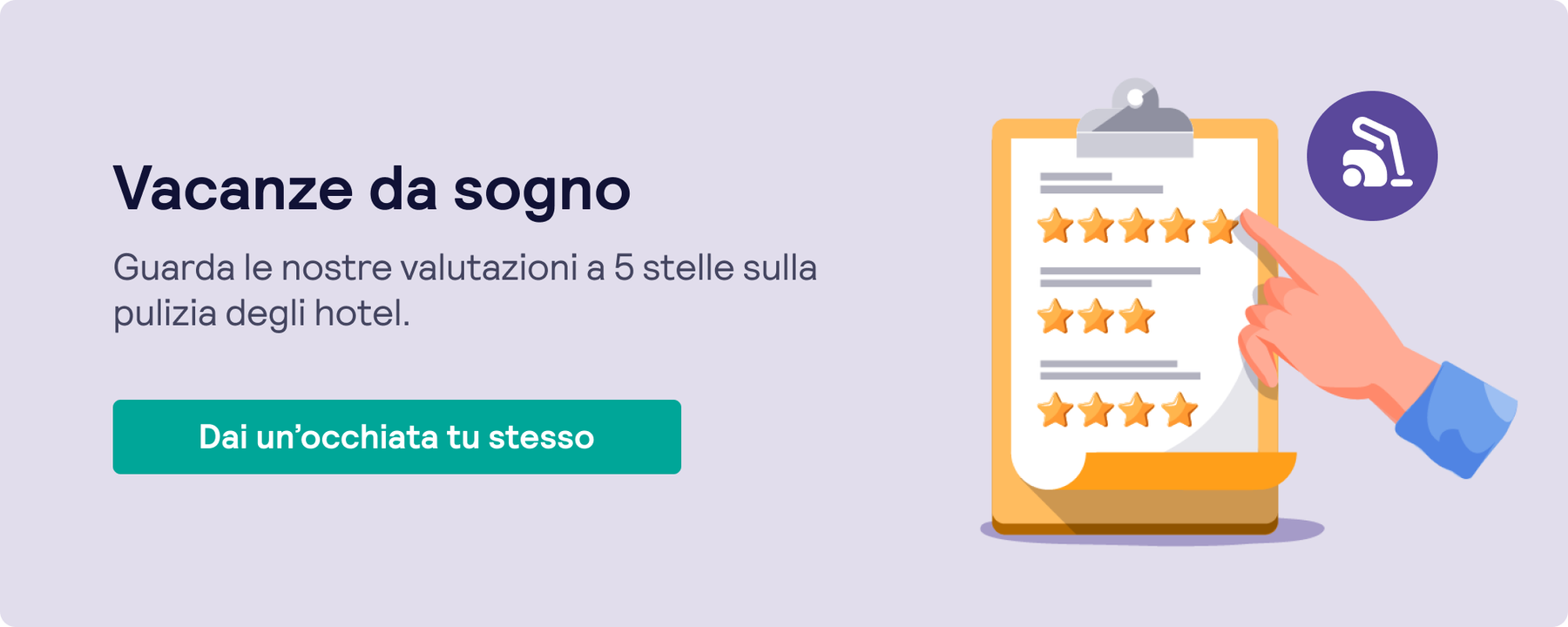 standard pulizia in hotel