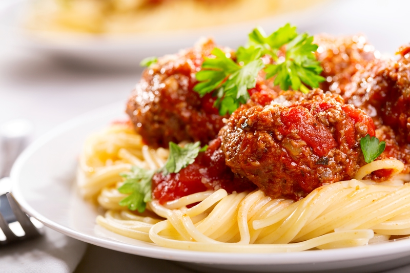 meat balls pasta