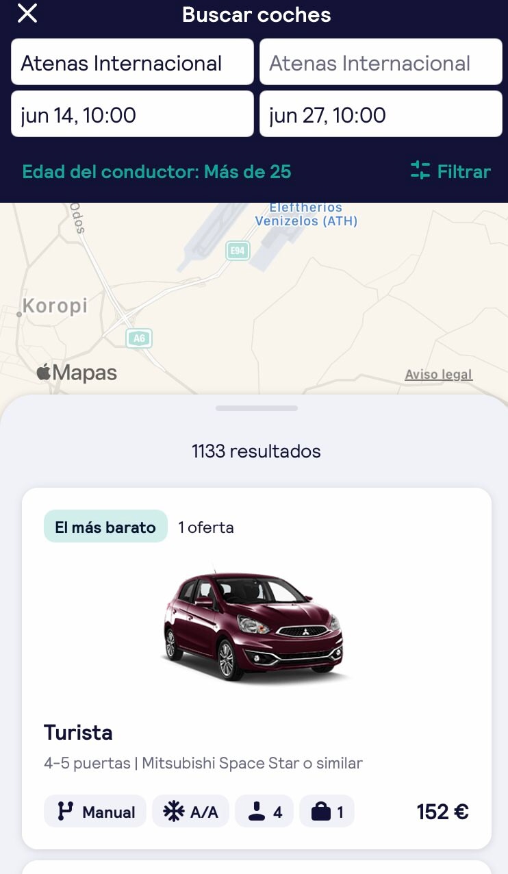 En Skyscanner también puedes alquilar el coche que necesitas para tus vacaciones