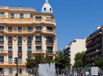 l'Hotel Sardinero Madrid dall'esterno