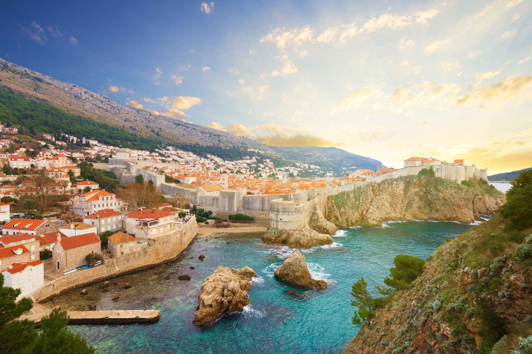 City breaks for families: Go to Dubrovnik which looks almost like a medieval fantasy city