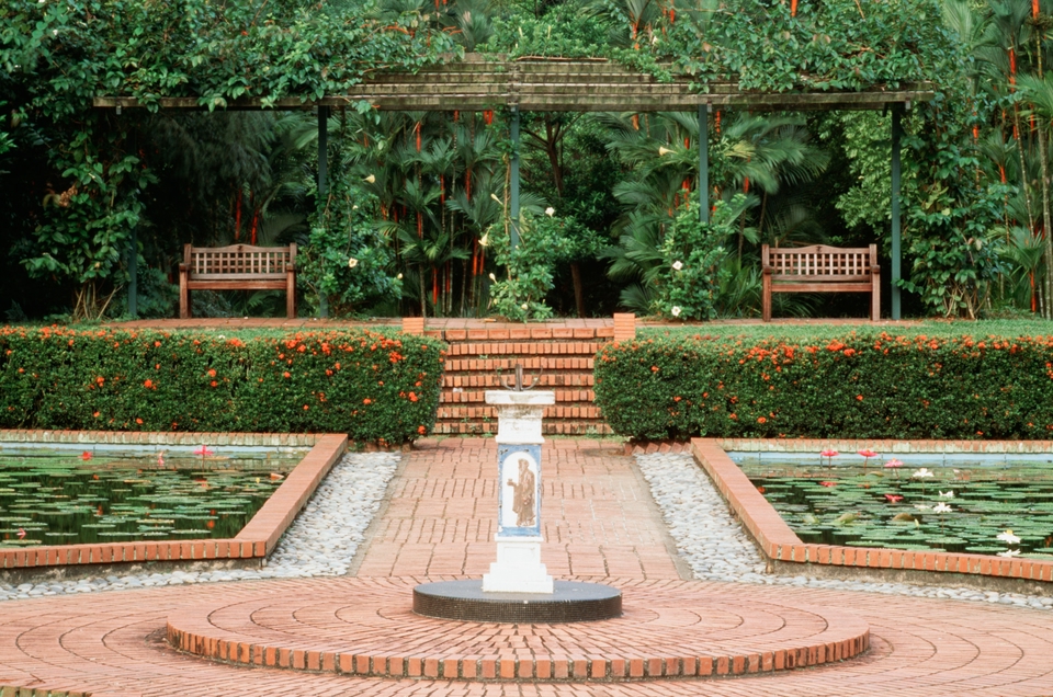 Victorian style garden