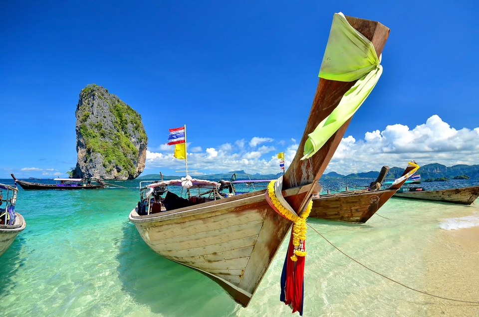 The famous boats of Thailand