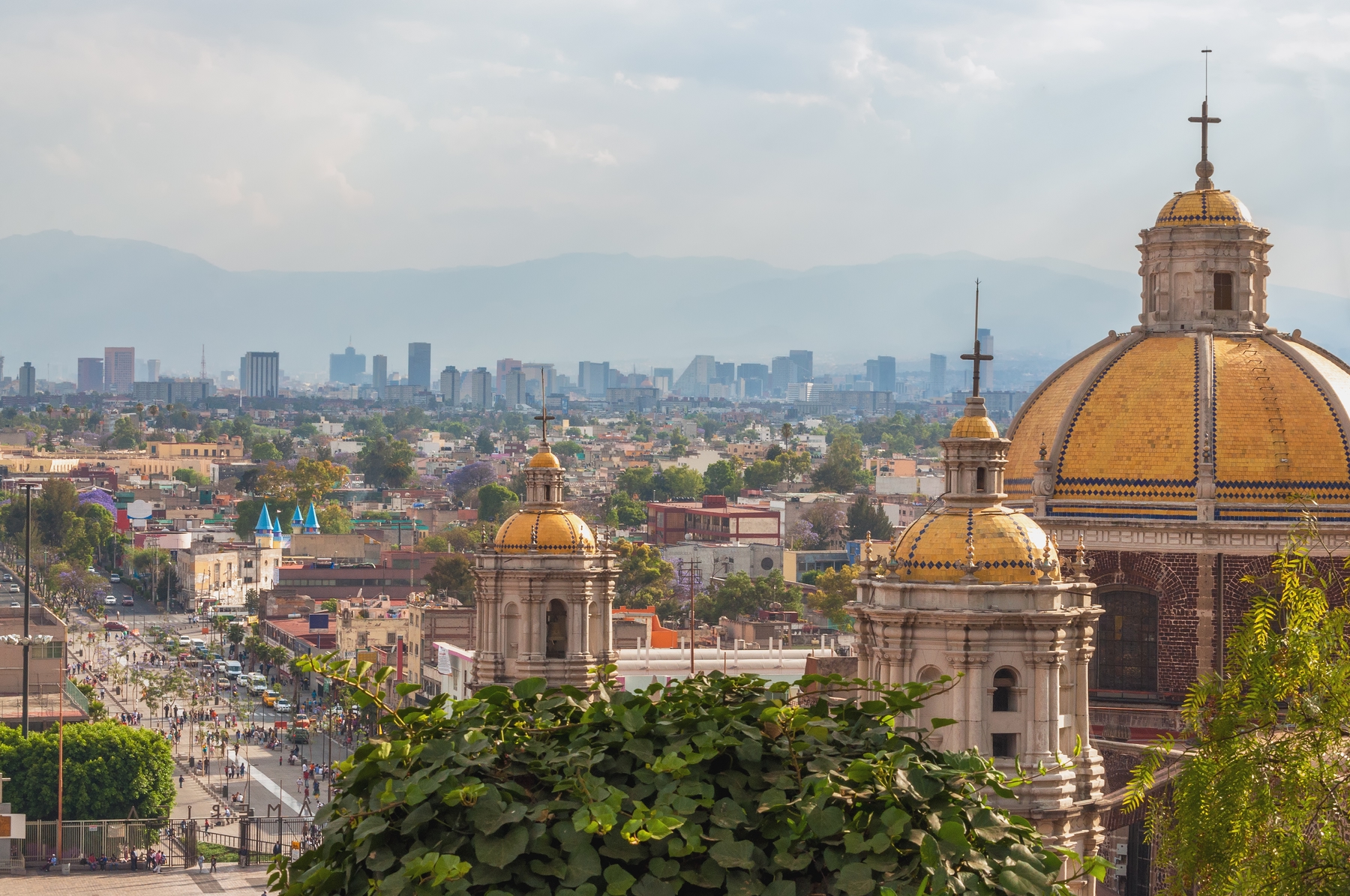 Cúpula da Basílica de Nossa Senhora de Guadalupe, na Cidade do México