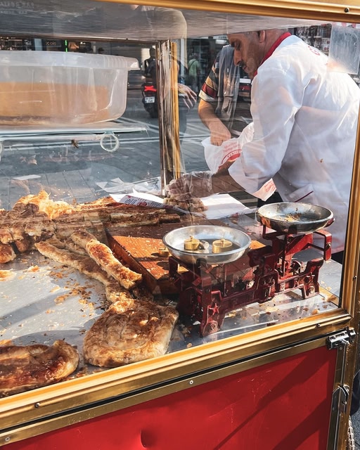 Street food cart in Istanbul