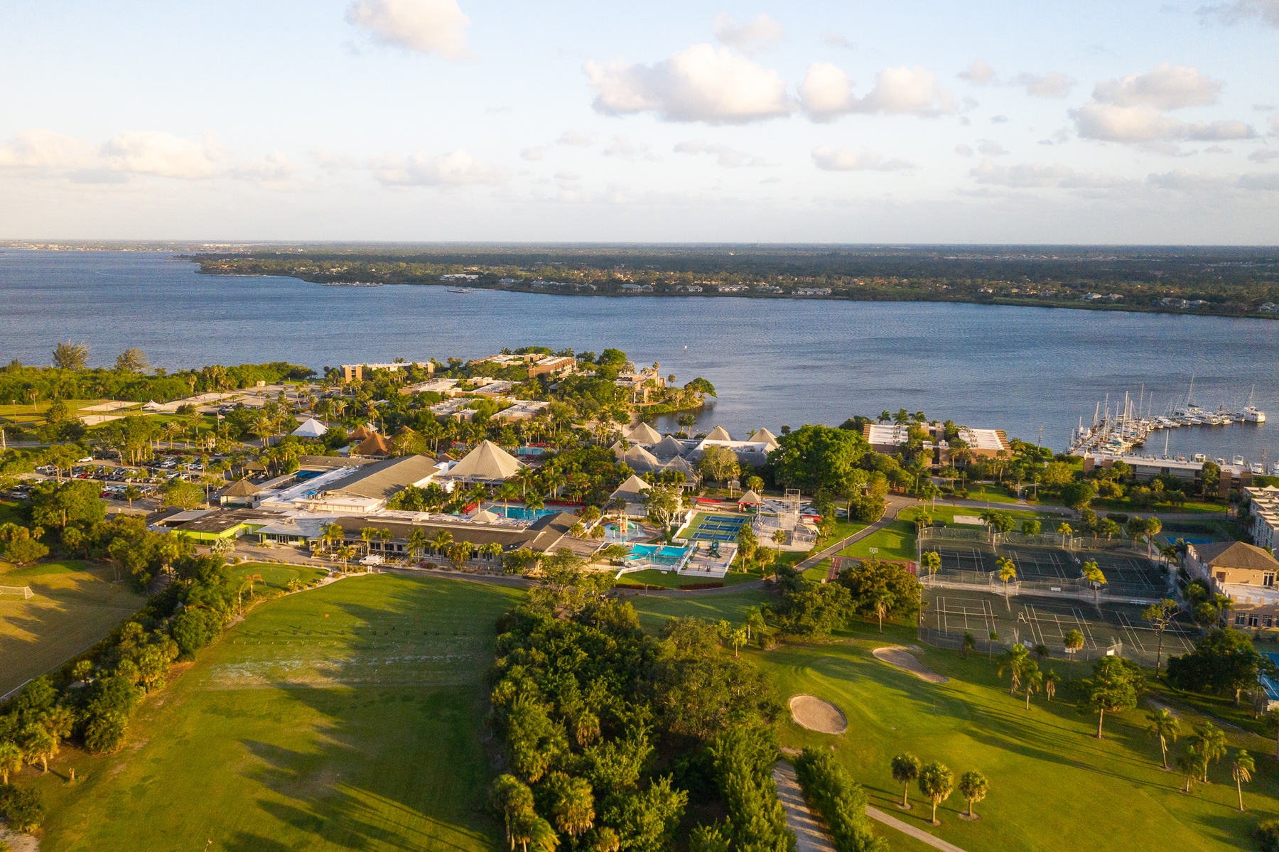 Aerial view of Club Med Sandpiper Bay