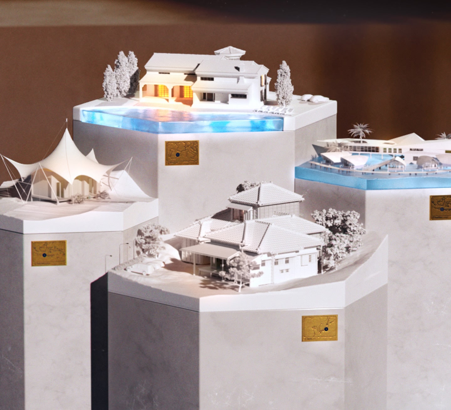Four models of luxurious, unusual accommodation styles, for those seeking unique hotel experiences