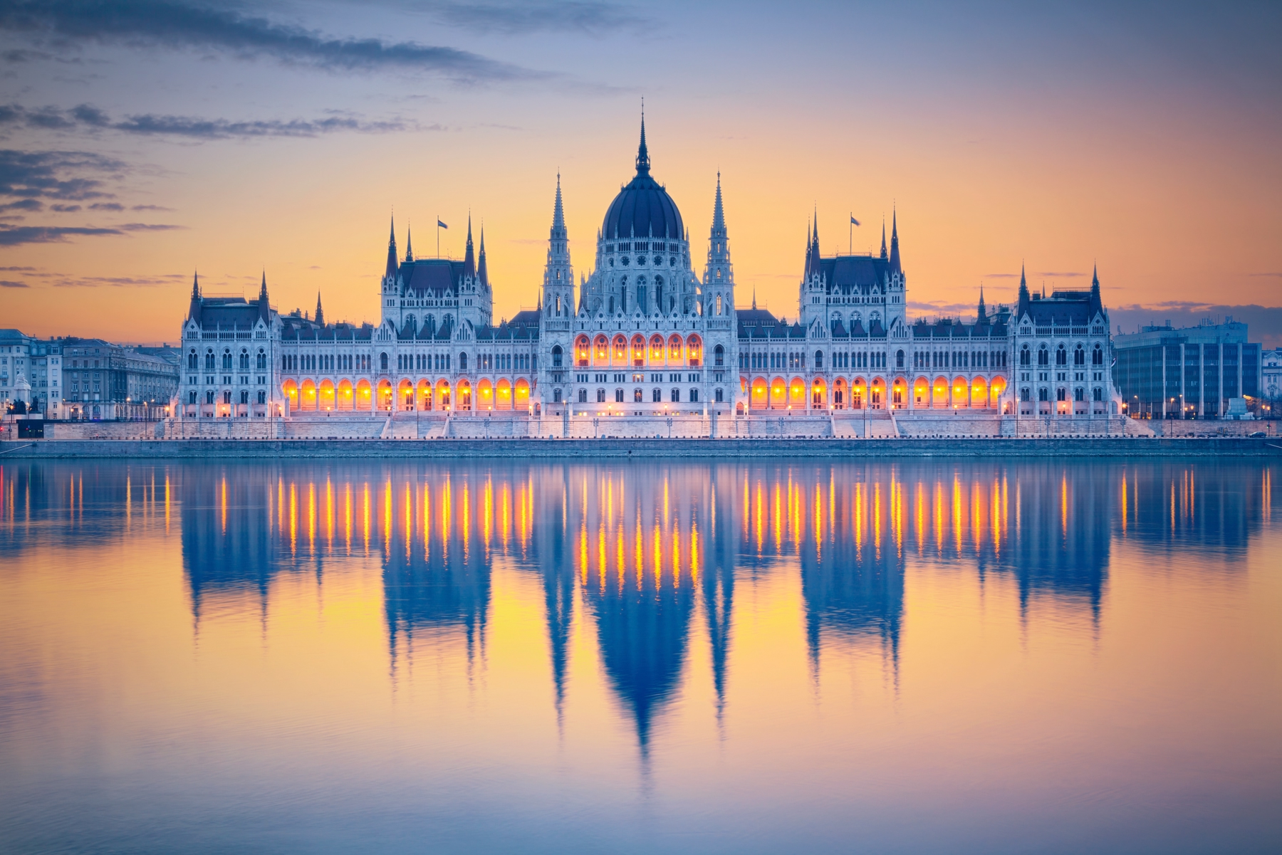 The glorious Parliament Building in Budapest