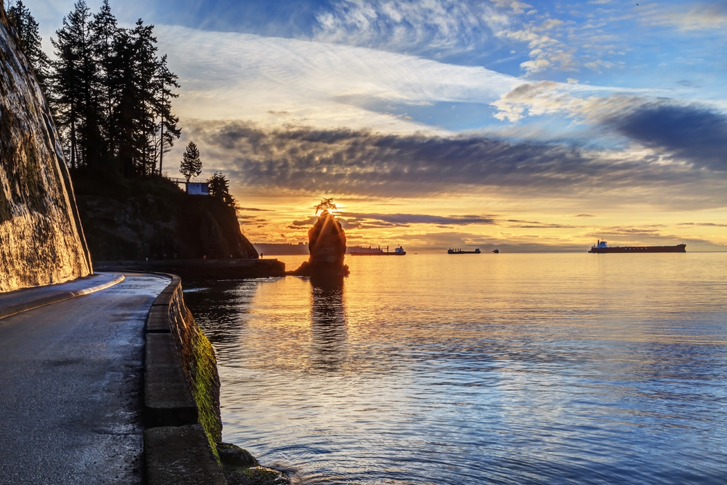 Sunset in Vancouver, Canada