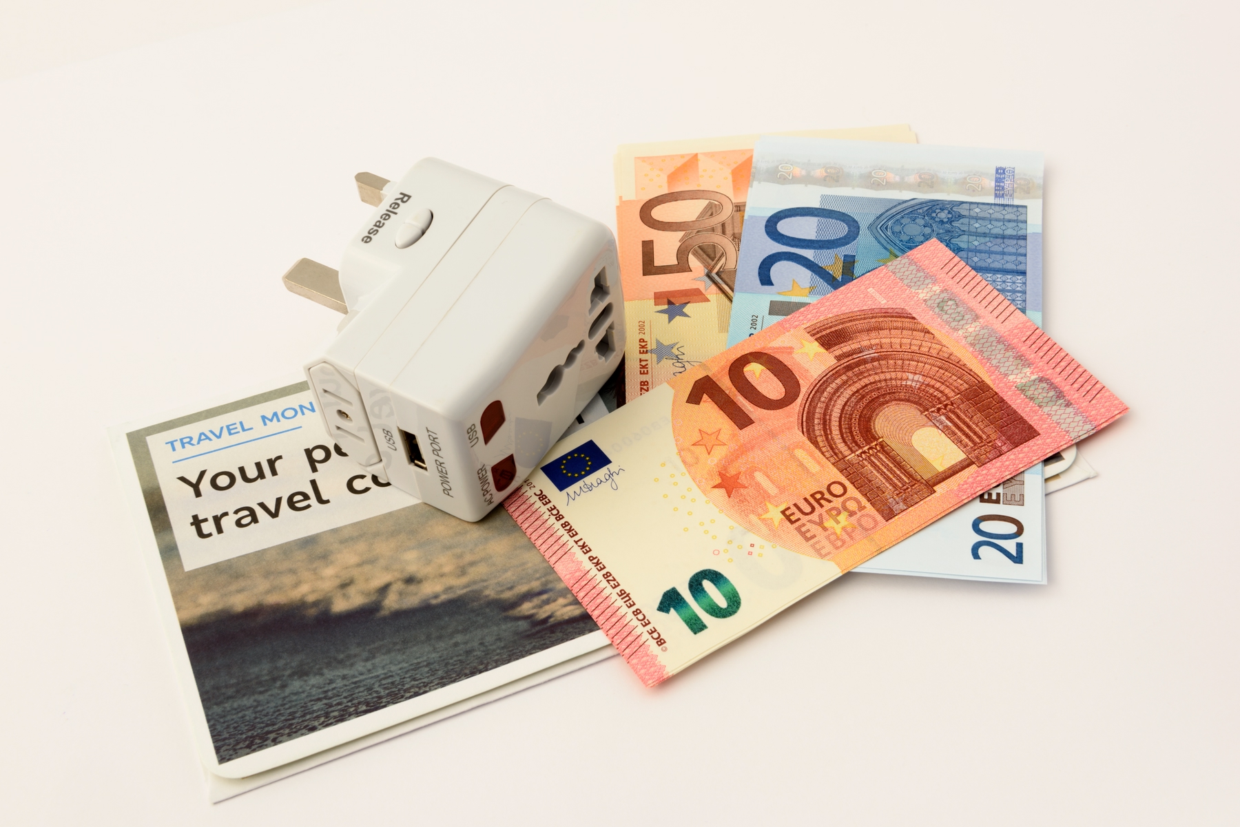 you'll need an international travel plug adaptor when you travel