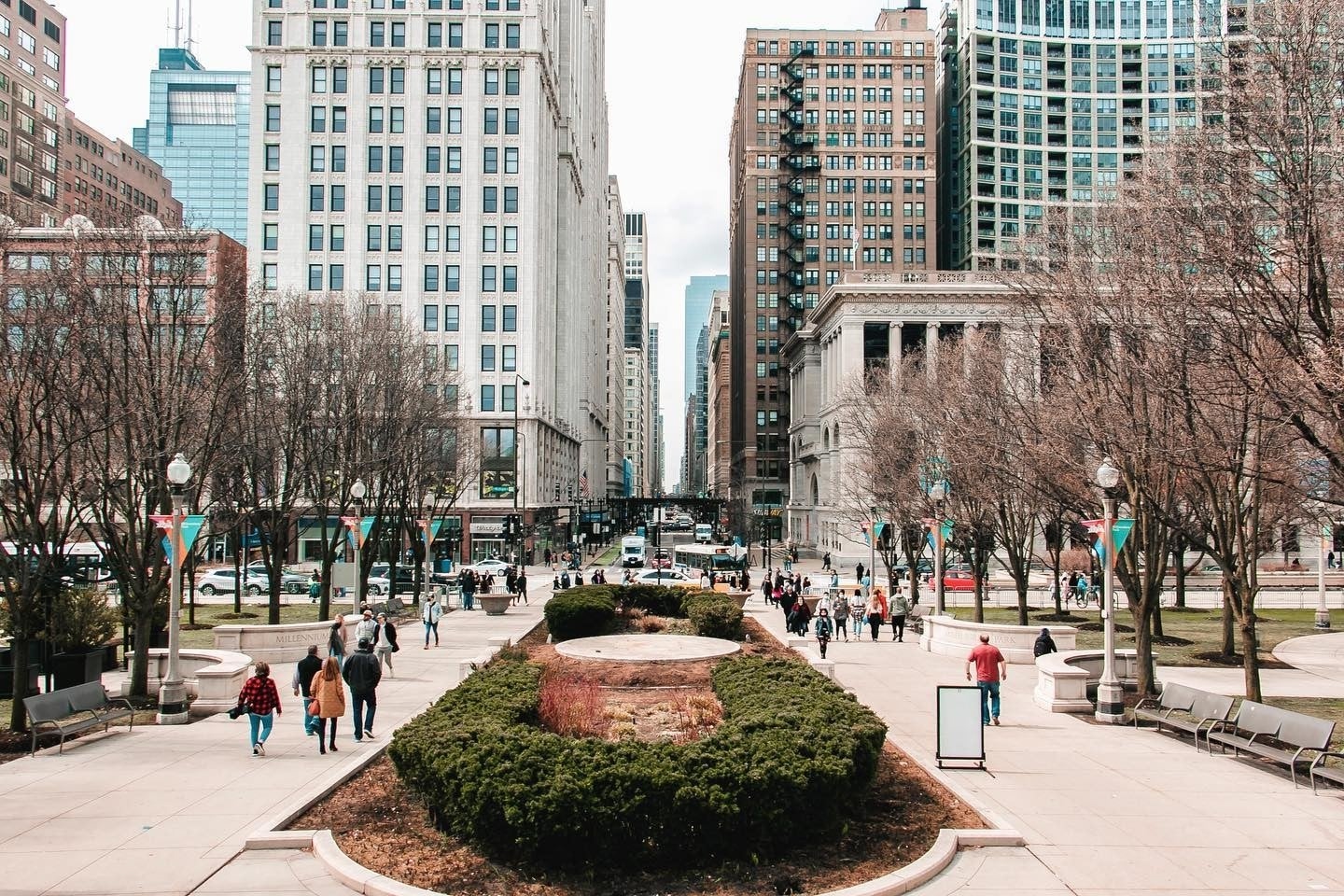 Chicago city center view
