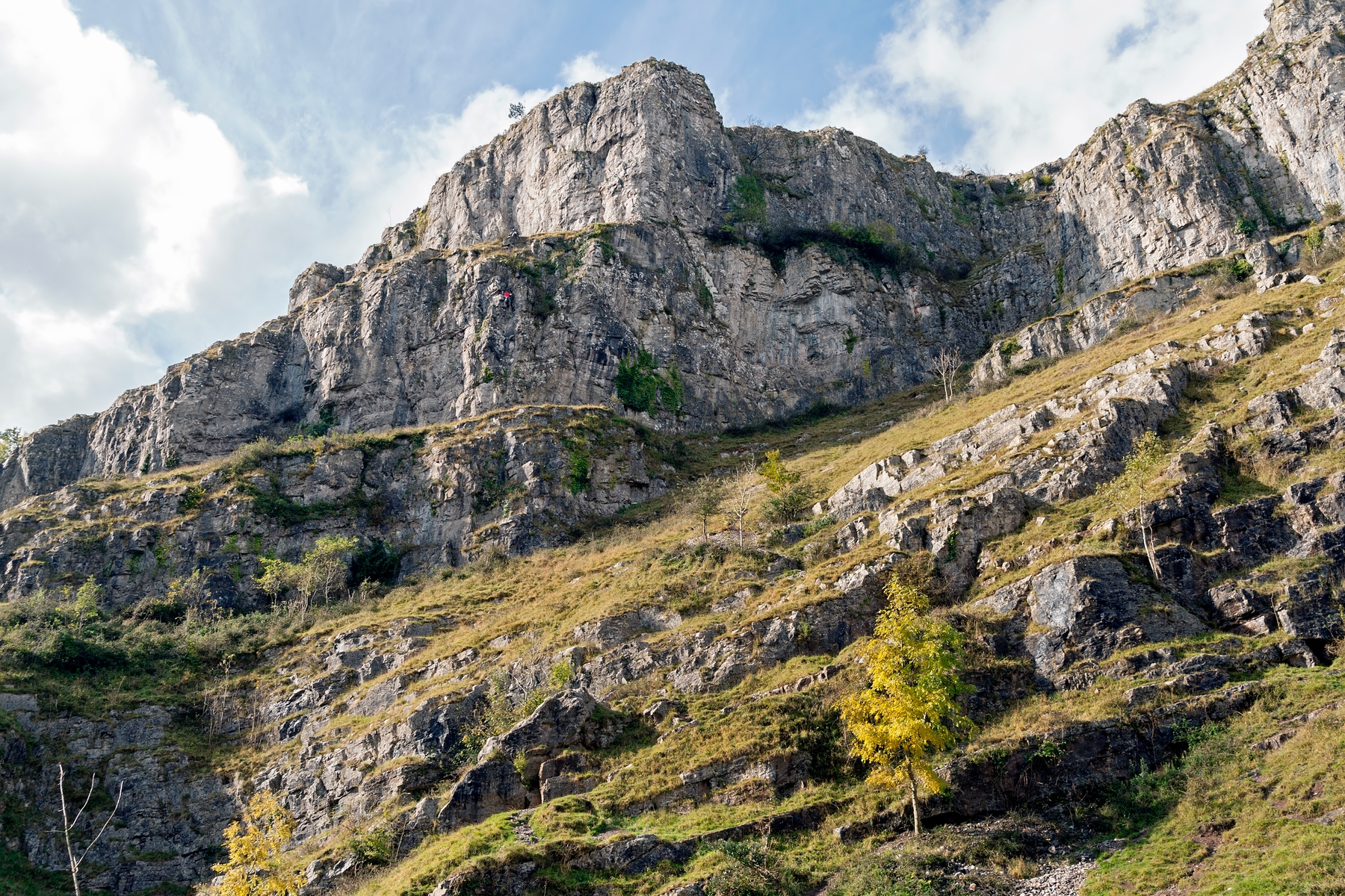 Cheddar Gorge in Somerset