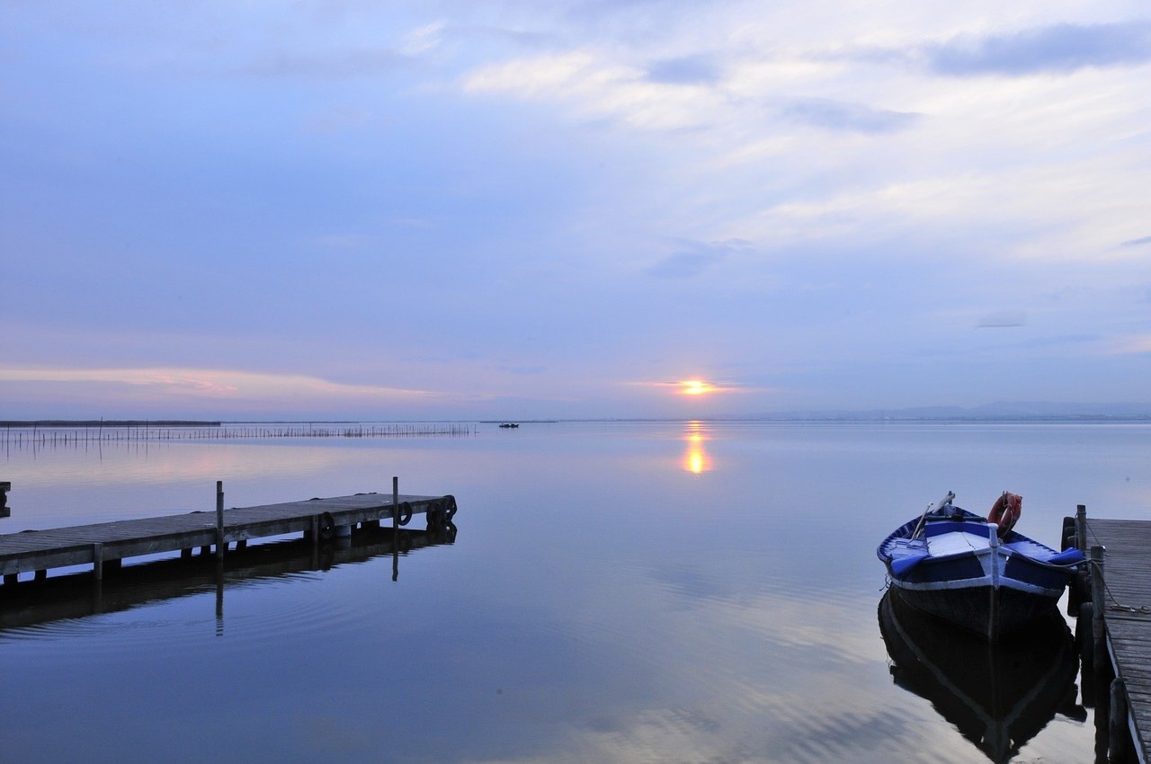 Atardecer en Albufera de Valencia mejores cosas que ver en Valencia
