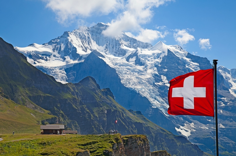 The beautiful mountains of Switzerland