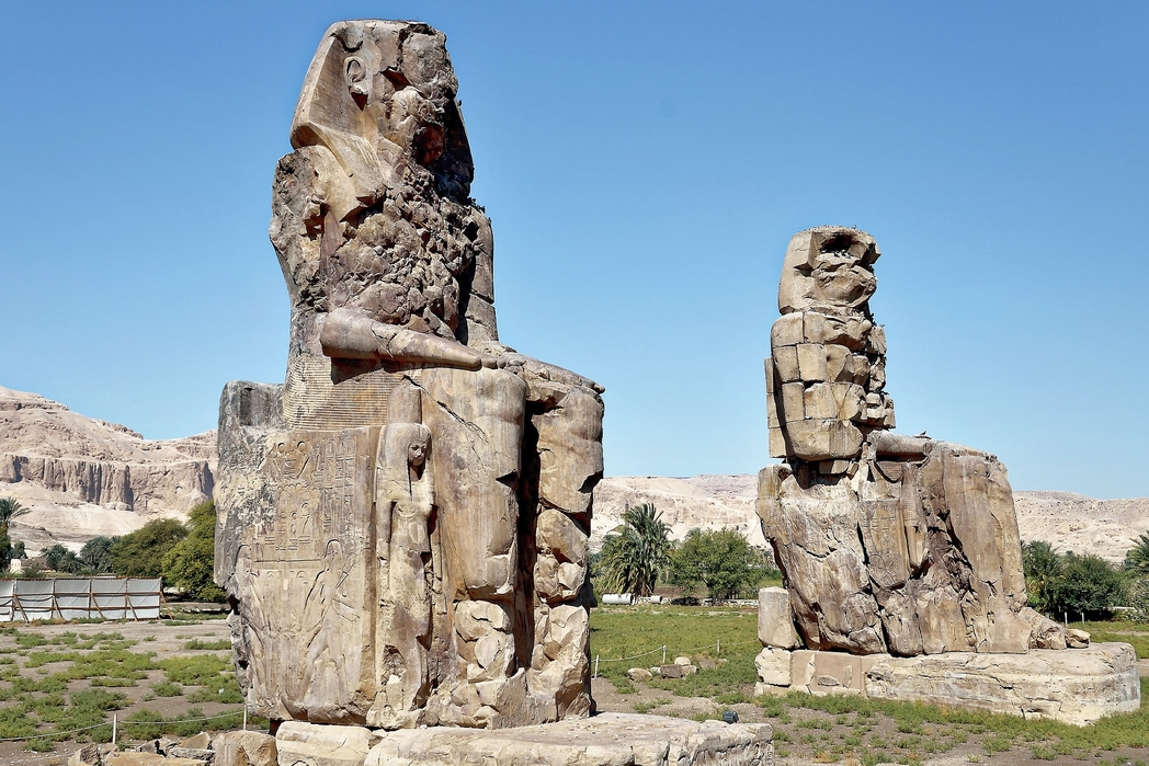 Egitto: Colossi di Memnone