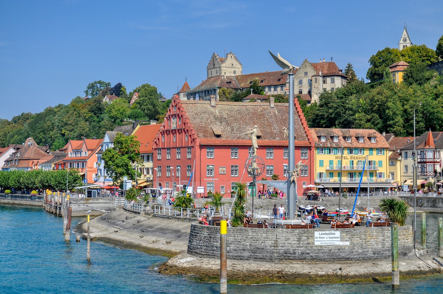 Mooie plaatsen Duitsland Meersburg in Baden-Württemberg