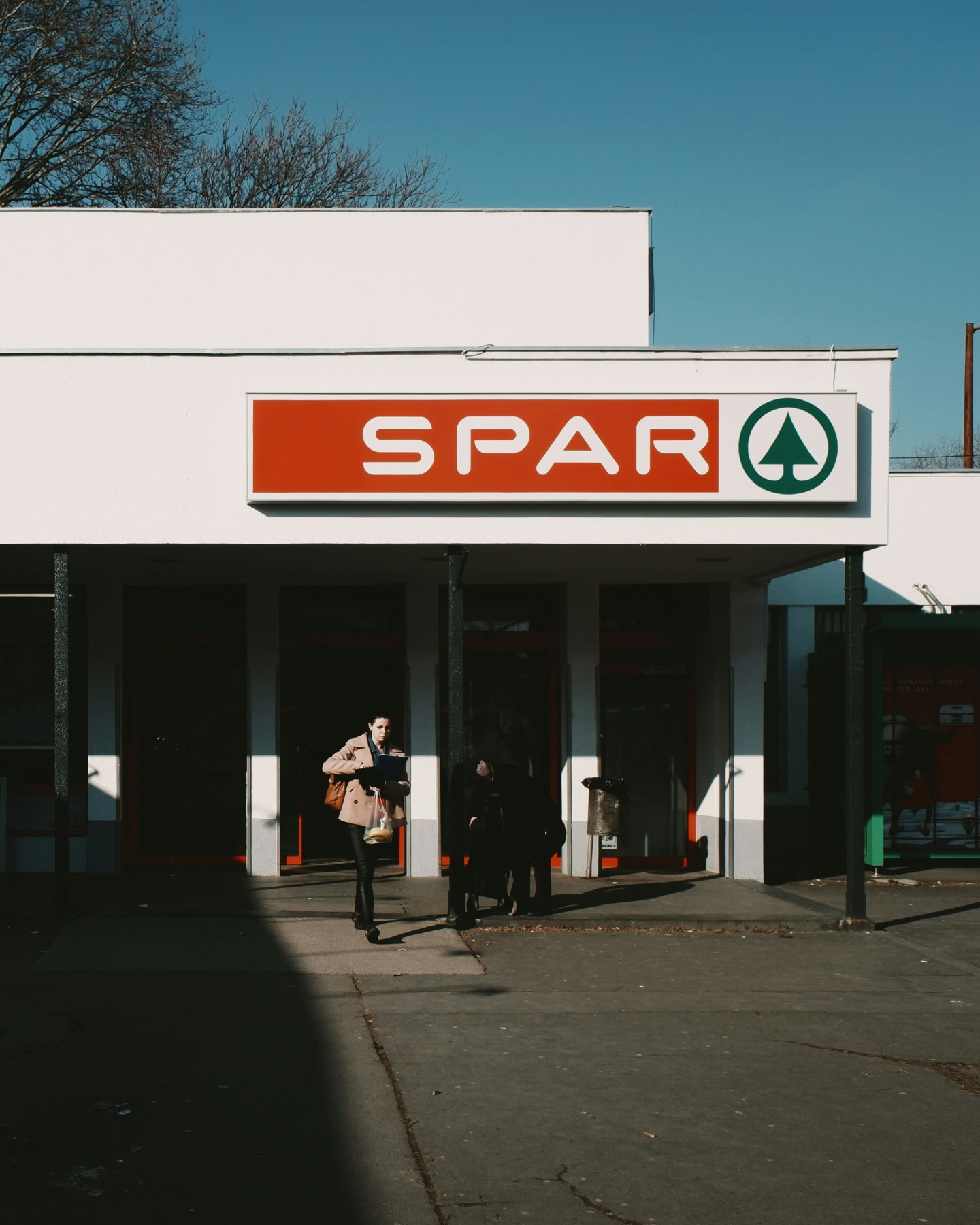SPAR shop front in Europe