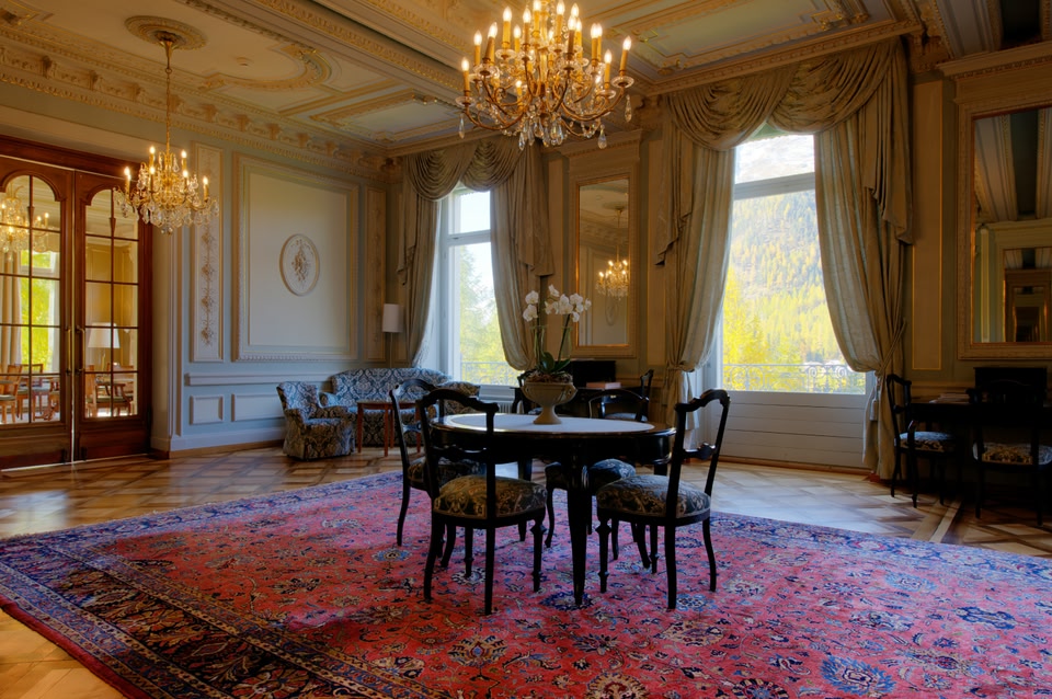 victorian style dining area