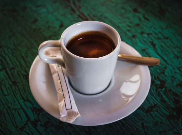 A Roman espresso - a classic Italian revitaliser.