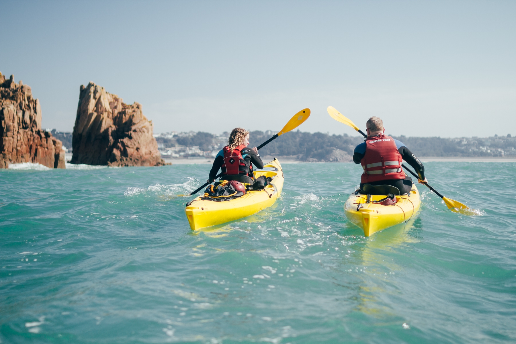 Kayaking in Jersey