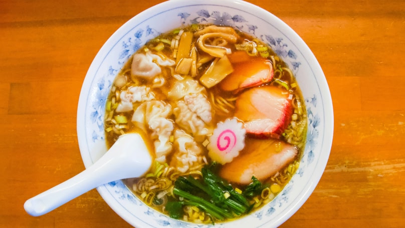 Photo of a bowl of ramen