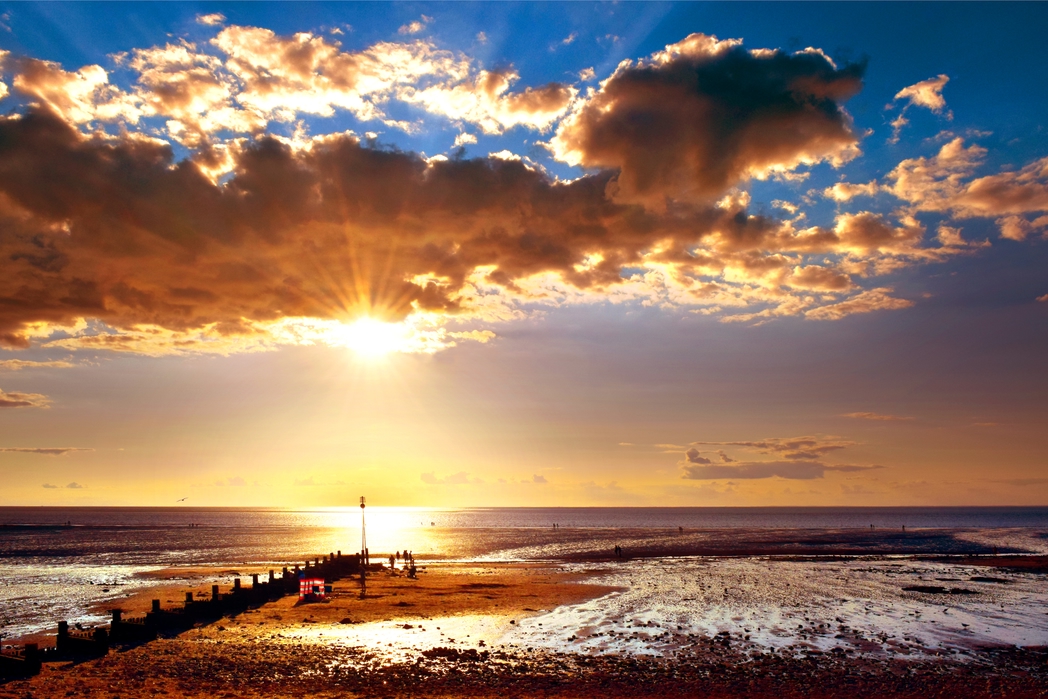 Magical sunsets in Hunstanton, Norfolk