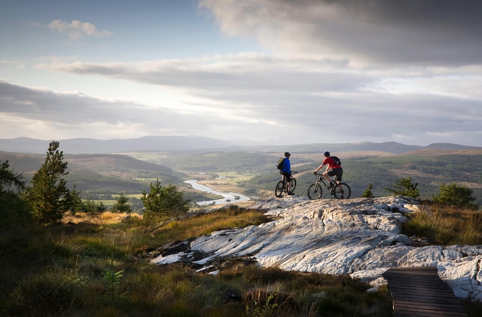 Mountain Biken in Schottland