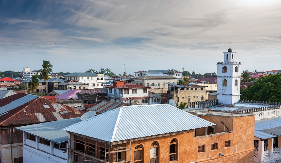 Cityscape of Stonetown, Zanzibar
