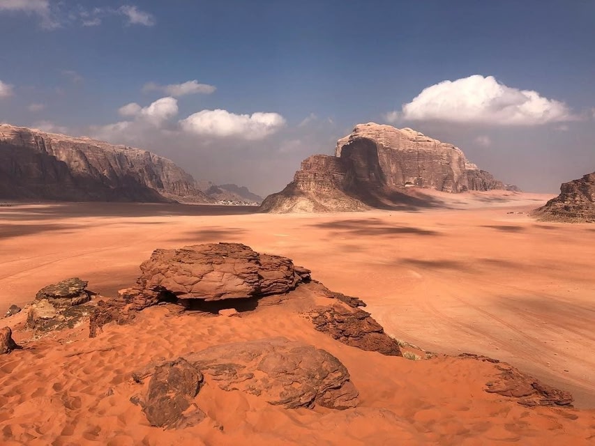 deserto de wadi rum na jordânia