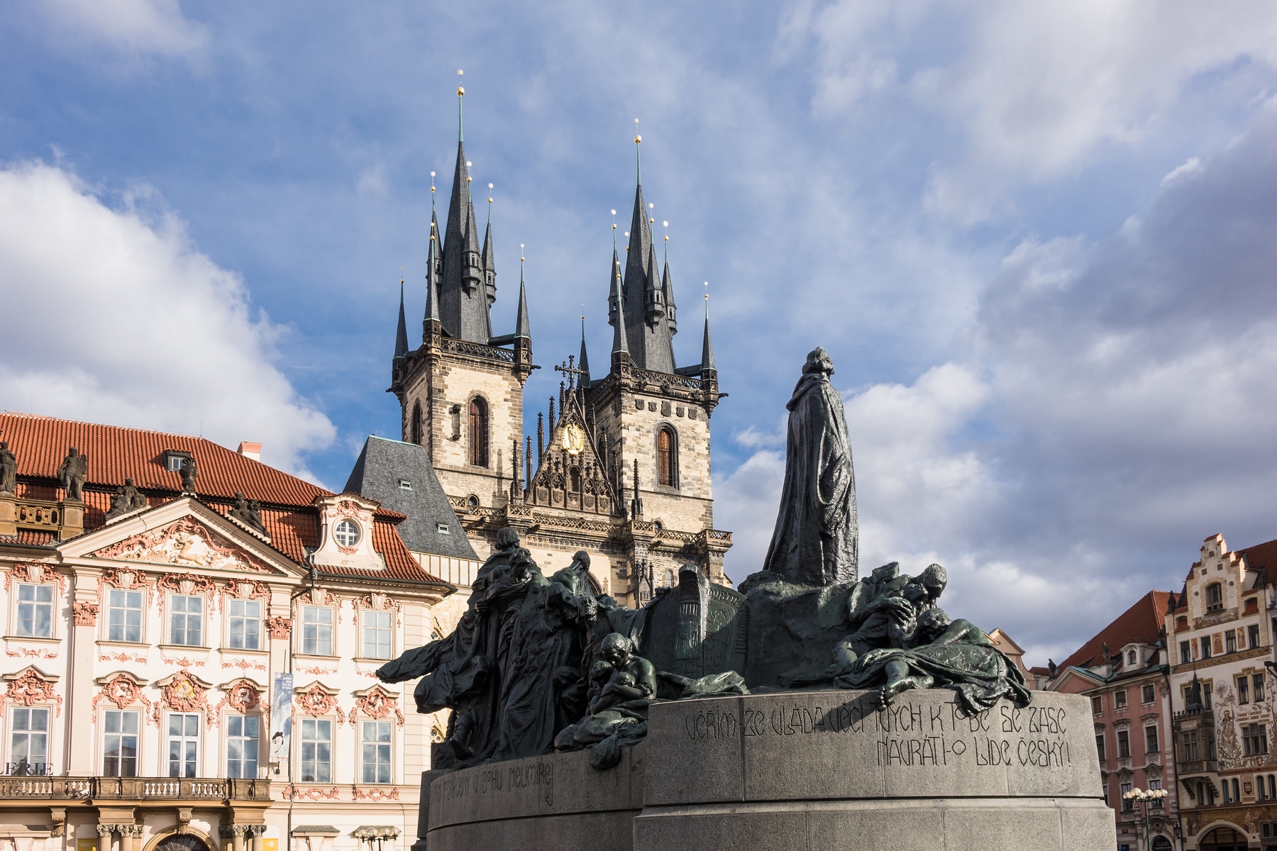 Plein in Praag