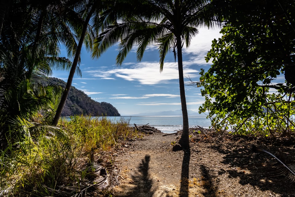 beach in Puntarenas, Costa Rica.