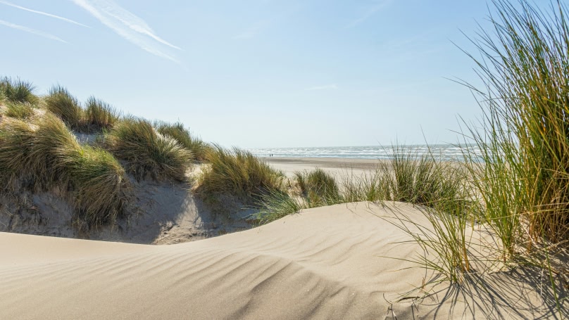 A beautiful image of a natural seascape in Belgium.