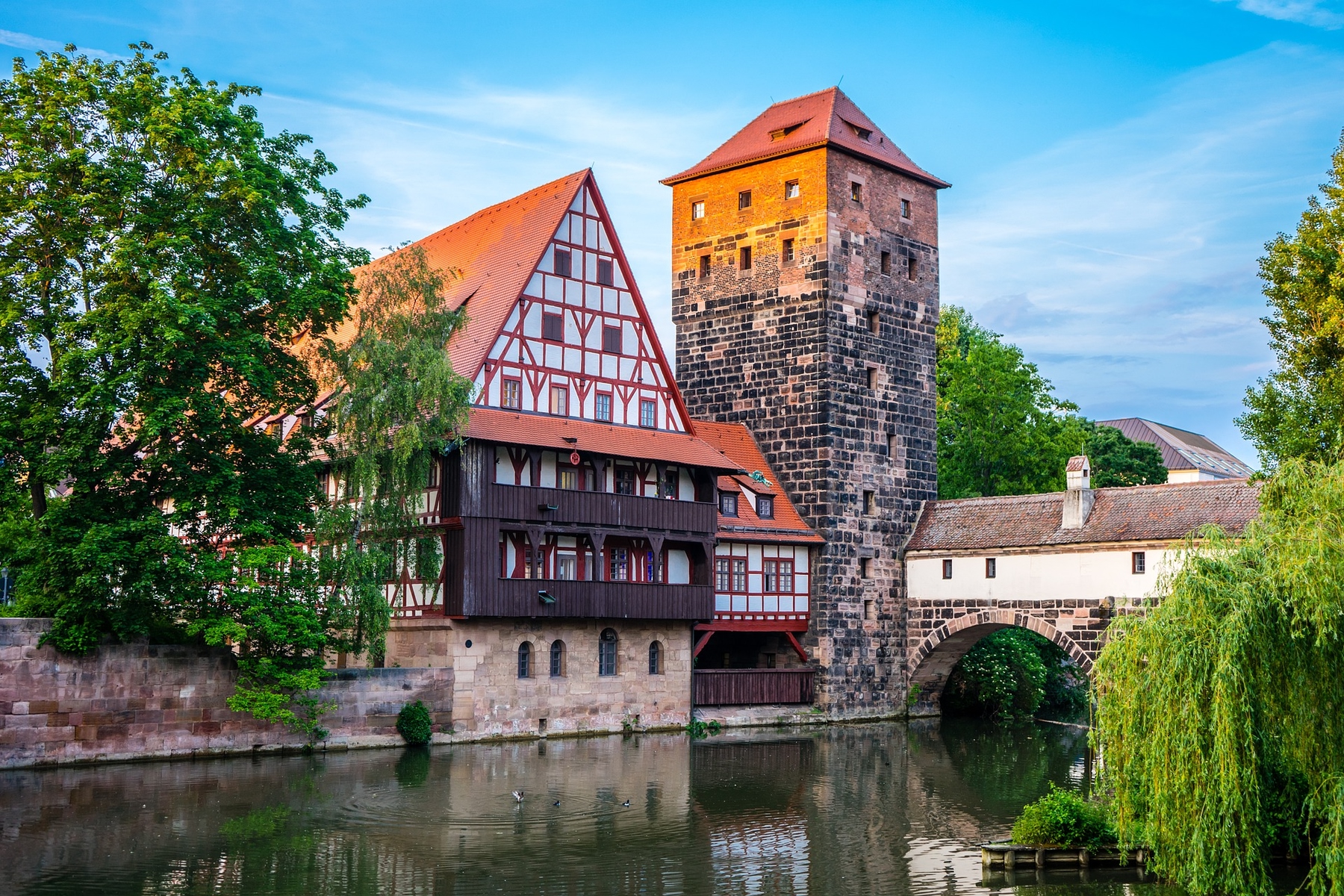 Die malerische Stadt Nürnberg