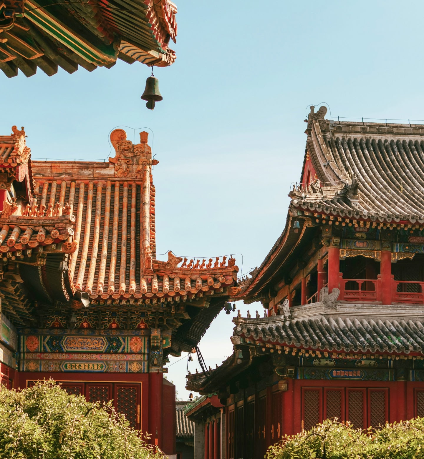 Chinese Buddhist Lama Temple (Yonghegong) in Beijing, China