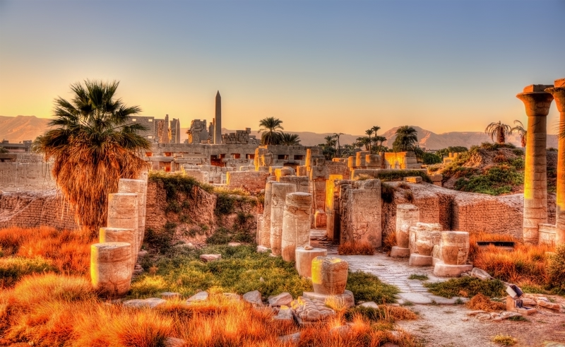 Luxor, a city in southern Egypt on the banks of the River Nile