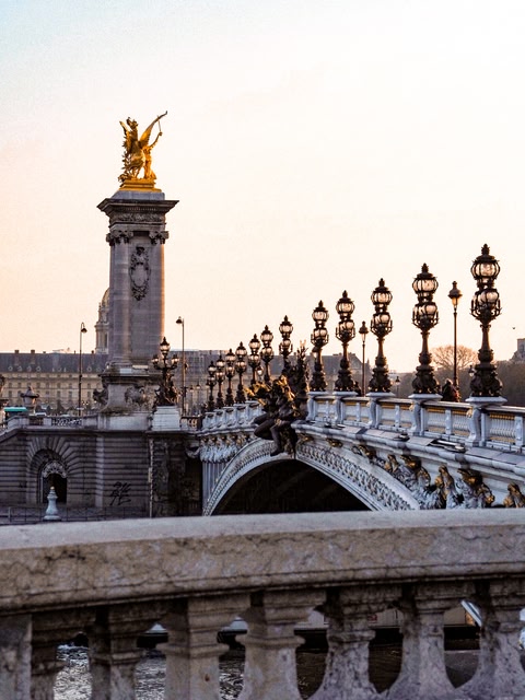 bridge in Paris.