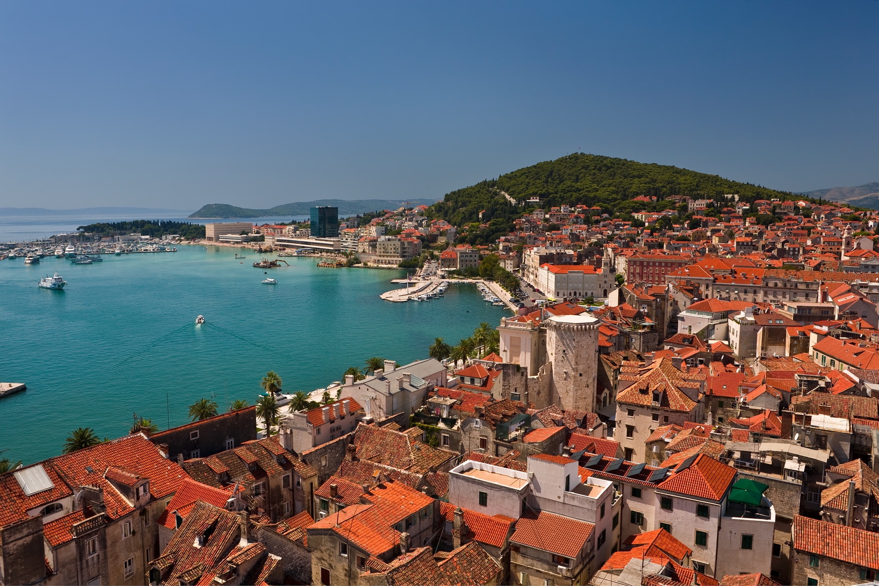 Split Altstadt und Hafen
