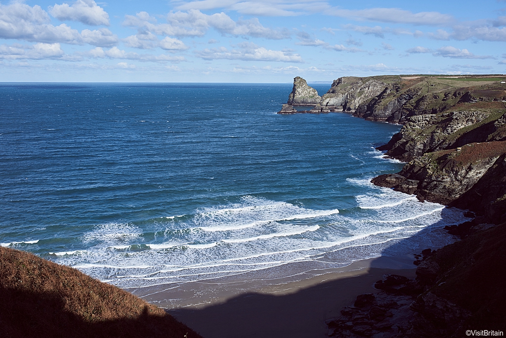The beach near Padstow, Cornwall, is one of the area's best places to visit