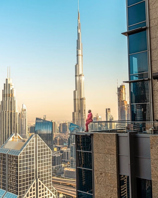 The Dubai skyline by day