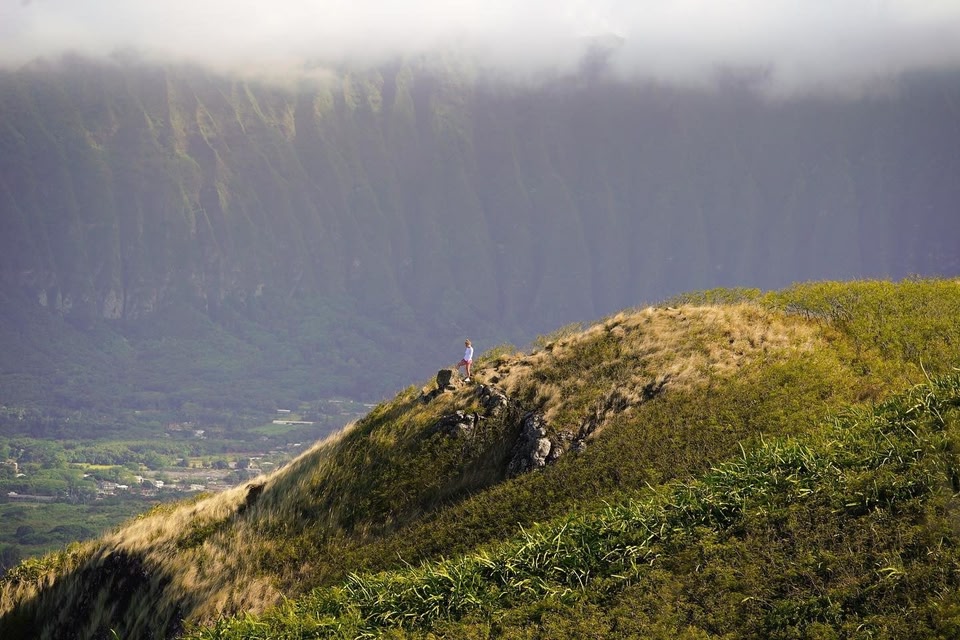 soleil en mars à Hawii