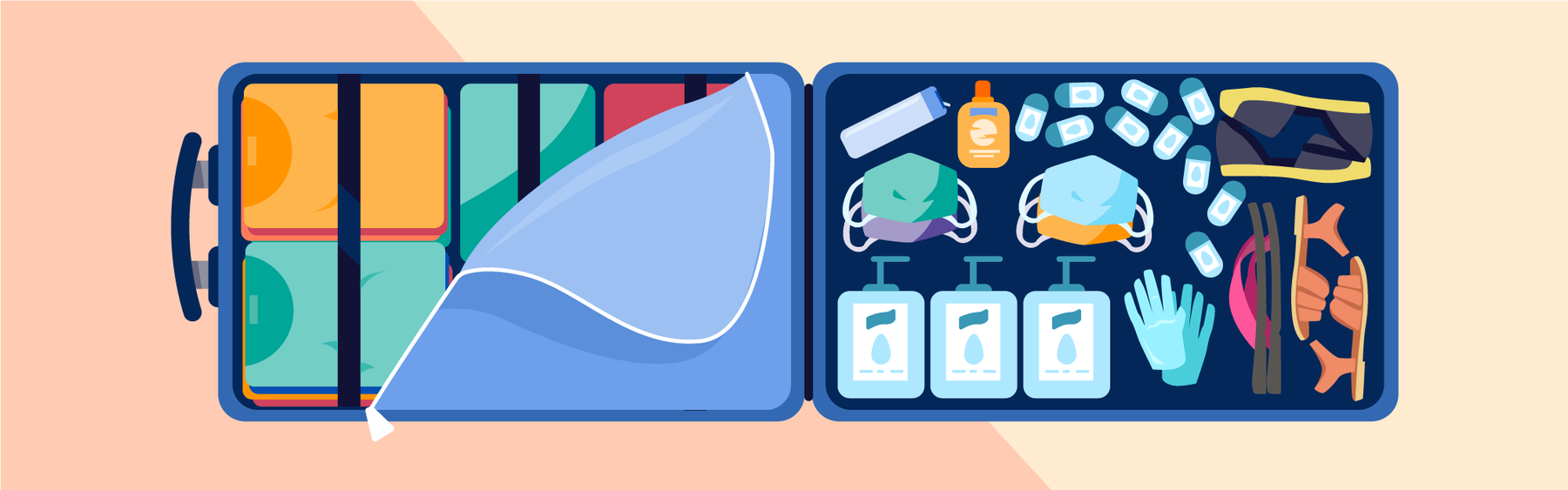 Essential packing items for road trips during COVID