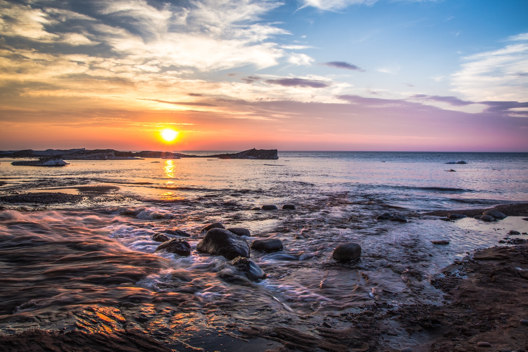 rocky shores of Lake Superior, Ontario