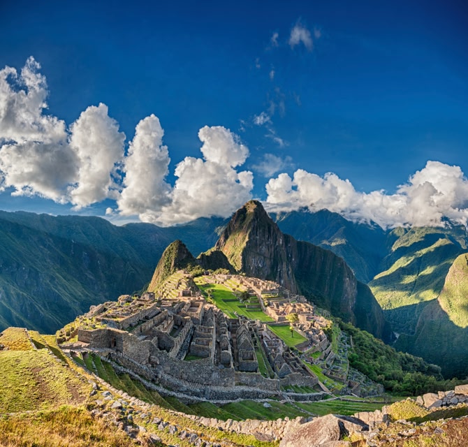 Machu Pichu ancient city in Peru