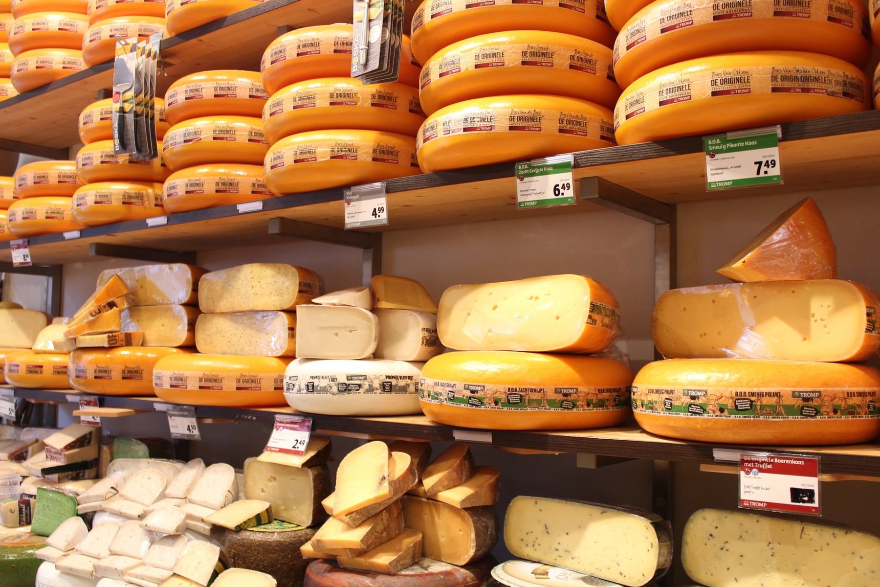 Have some Dutch cheese in Amsterdam